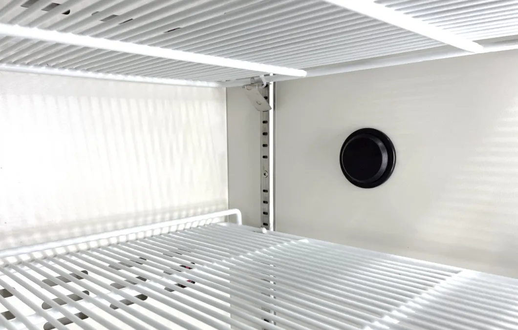 Refrigerador vaccíneo de la farmacia médica vertical del soporte de la capacidad grande 416L 2-8 grados