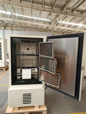 Congelador vertical de la temperatura ultrabaja del indicador digital de -86℃ para el laboratorio/el hospital