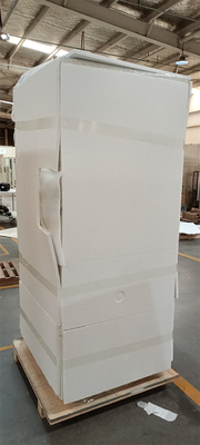 El manual ultrabajo vertical biomédico vertical del congelador de la temperatura 408L descongela