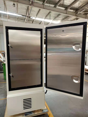 Congelador de enfriamiento directo vertical del sistema de la Uno mismo-cascada del congelador 408L con CE y el FDA