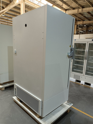 Indicador digital de Stamding del congelador de la temperatura 728L del congelador ultrabajo vertical libre del laboratorio