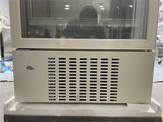 2-8 refrigerador vaccíneo del refrigerador de la farmacia de la puerta de cristal vertical del grado para la capacidad vaccínea del gabinete de almacenamiento 316L
