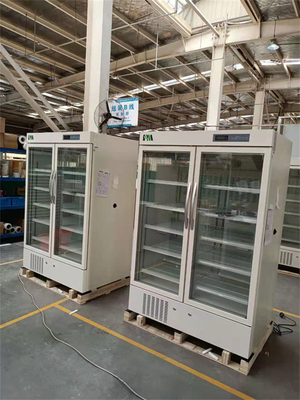 2 a 8 refrigerador médico del refrigerador del grado del hospital de la farmacia vertical de la capacidad más grande del grado 1006L