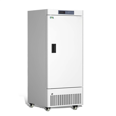 Menos 25 grados de congelador médico vertical de acero de 328L con los echadores de la PU y los estantes de acero para el almacenamiento vaccíneo