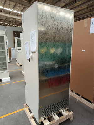 -40 congelador médico vertical de acero de los grados 328L con los estantes de acero para el almacenamiento vaccíneo