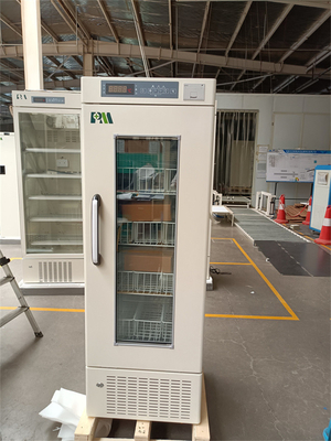 Refrigeradores del banco de sangre de 4 grados R134a con la cesta revestida de enfriamiento de aire forzado del polvo