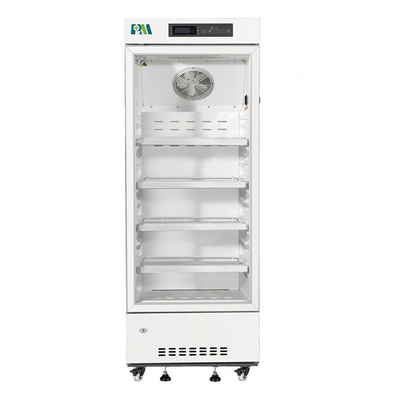 2-8 el espray del grado cubrió el refrigerador médico del refrigerador del grado de la farmacia del hospital vertical de acero 226L