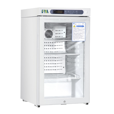 puerta de cristal del gabinete del refrigerador de la vacuna de la farmacia médica portátil 100L para la conservación en cámara frigorífica de las drogas
