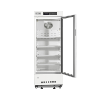 refrigerador de cristal médico del gabinete de exhibición de la farmacia de la puerta 226L para el hospital/el laboratorio