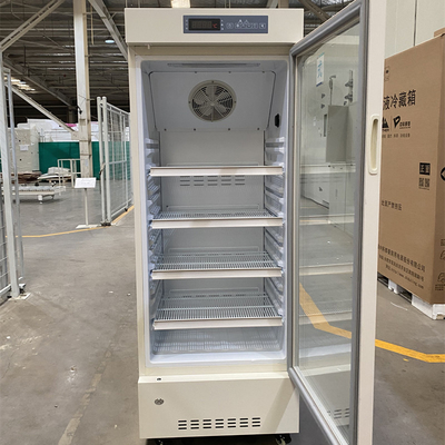 refrigerador de cristal médico del gabinete de exhibición de la farmacia de la puerta 226L para el hospital/el laboratorio