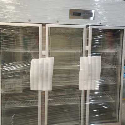 Refrigerador médico de farmacia de acero inoxidable 304 utilizado en el laboratorio del hospital