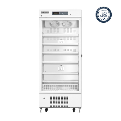 Refrigerador de vacunas farmacia clínica 415L con puerta de vidrio caliente