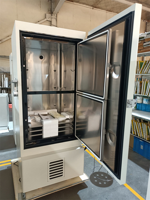 Refrigerador de temperatura ultra baja para laboratorio médico de vanguardia para la conservación de muestras biológicas