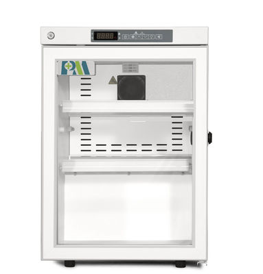 Mini refrigerador biomédico del gabinete de la conservación en cámara frigorífica de la vacuna de la farmacia 60L 2-8 grados