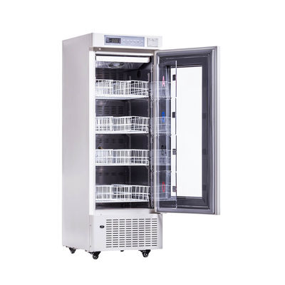 pequeños refrigeradores de enfriamiento de aire forzado reales del banco de sangre de la capacidad 208L para el almacenamiento de la muestra de sangre