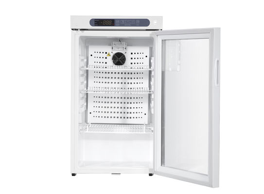 2-8 refrigerador biomédico del refrigerador de la farmacia de los grados 100L para la conservación en cámara frigorífica vaccínea
