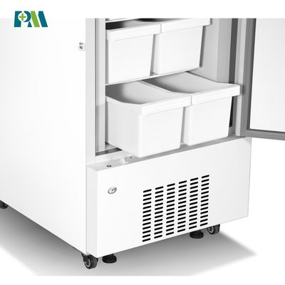 el congelador profundo derecho libre de la baja temperatura 368L roció el refrigerador de acero de la farmacia del plasma de la tienda menos 40 grados