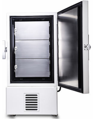 Congeladores ULT Cryogenci del gabinete frío vaccíneo vertical biomédico de -86Degree para el hospital del laboratorio con el indicador digital