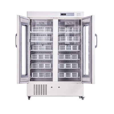 Refrigeradores del banco de sangre de la capacidad de 658 litros para el equipo de laboratorio del hospital del almacenamiento de la muestra de sangre