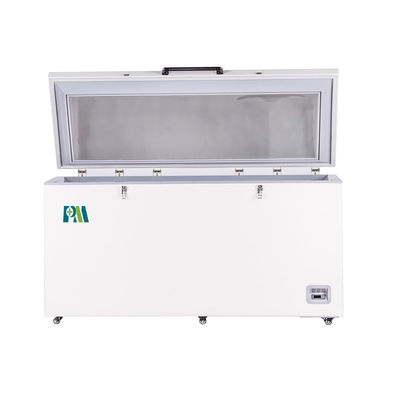 Menos 60 grados 485 litros de la capacidad de congelador biomédico horizontal del pecho para el equipo de laboratorio del hospital