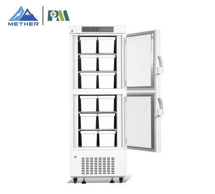 -40 congelador médico vertical de acero ahorro de energía de los grados 358L con los cajones para el almacenamiento vaccíneo