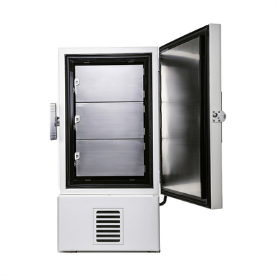 Congelador ultrabajo de acero inoxidable de la temperatura de los grados del ahorro de la energía -86 con 180 litros para el laboratorio