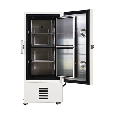 Congelador ultrabajo biomédico auto del laboratorio del sistema de enfriamiento de la cascada para el equipamiento médico vaccíneo