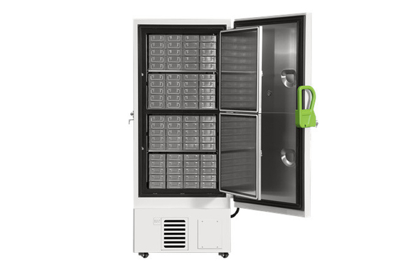 Congelador ultrabajo biomédico vertical de alta calidad de la temperatura de 588 litros para el gabinete vaccíneo de la conservación en cámara frigorífica