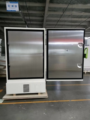 estante de acero inoxidable del congelador ultrabajo biomédico de la temperatura de la capacidad grande 728L