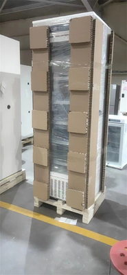 refrigerador médico de la sola farmacia vertical de cristal de la puerta 316L para el almacenamiento de las drogas