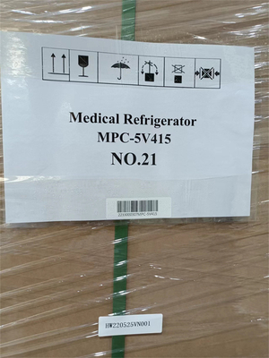 2-8 el refrigerador médico de la farmacia de alta calidad de los grados con portuario de USB rociado cubrió