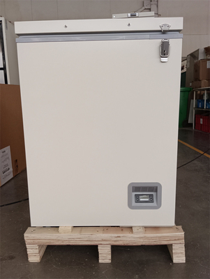 100 litros del pequeño pecho portátil de congelador biomédico de la baja temperatura con la puerta que hace espuma