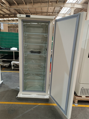 congelador vertical de acero inoxidable del laboratorio del hospital de la capacidad 278L con la cerradura