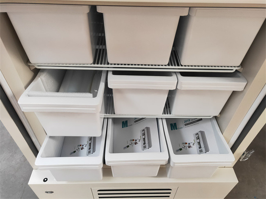 gabinete permanente médico del refrigerador del congelador de las cámaras independientes del doble de la capacidad 528L