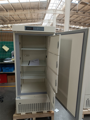 Los -40 grados ahorros de energía castraron el congelador médico vertical de acero 268 litros