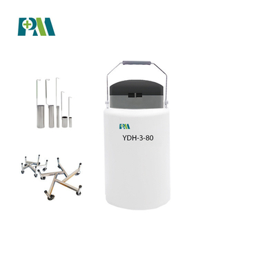 El tanque seco de pequeña capacidad criogénico YDH-3-80 del nitrógeno líquido del expedidor de PROMED