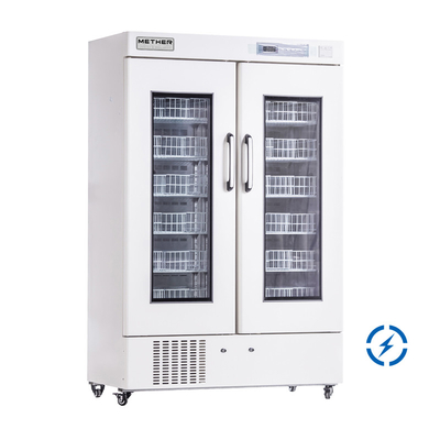 Refrigeradores de banco de sangre de 220V/50Hz o 110V/60HZ con refrigeración forzada y alarmas