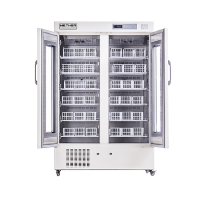 Refrigeradores de banco de sangre de 220V/50Hz o 110V/60HZ con refrigeración forzada y alarmas