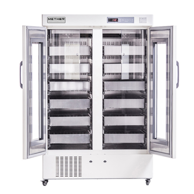 Refrigerador de banco de sangre de acero inoxidable de 4°C que garantiza la seguridad de la sangre en su almacenamiento y manipulación