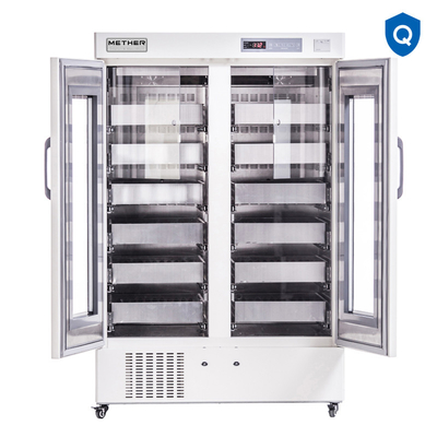 R134a Refrigerador portátil para bancos de sangre médica a 4°C para almacenamiento y transporte seguros de sangre