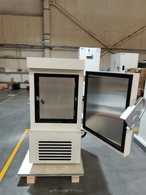 Congelador de temperatura ultra baja con alarmas de mal funcionamiento y función de apertura de puertas