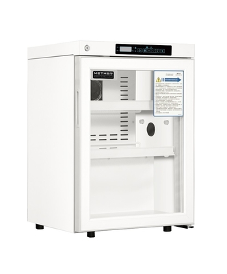 2-8 refrigerador médico del refrigerador de la farmacia del grado 60L Mini Portable Single Glass Door