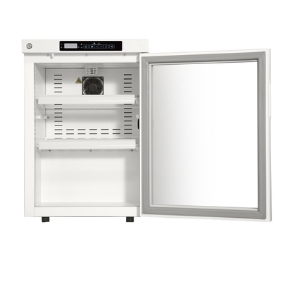 2-8 refrigerador médico del refrigerador de la farmacia del grado 60L Mini Portable Single Glass Door