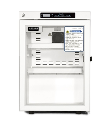2-8 refrigerador médico del refrigerador de la farmacia del grado 60L Mini Portable Single Glass Door