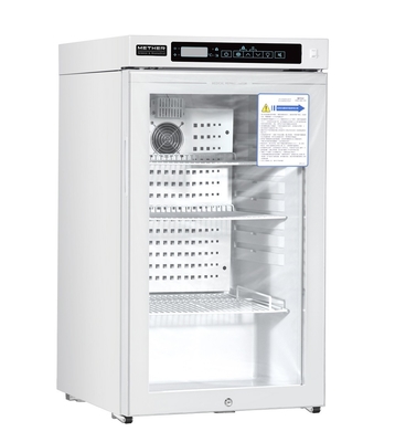 Refrigerador de farmacia de 100L 2~8°C Almacenamiento de vacunas y medicamentos Refrigeración segura y eficiente energéticamente