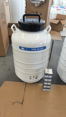 Contenedor de transporte en seco con fase de vapor de LN₂ – Ideal para logística de laboratorio y clínica