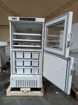 -40 °C congelador médico de dos cámaras congelador biomédico para laboratorio y almacenamiento clínico (528L)
