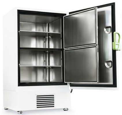 estante de acero inoxidable del congelador ultrabajo biomédico de la temperatura de la capacidad grande 728L