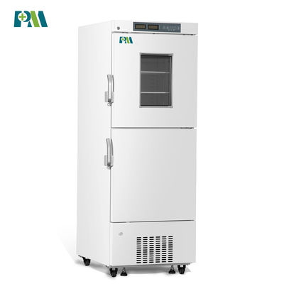 Enfriamiento de aire forzado real biomédico vertical del congelador de refrigerador del hospital del laboratorio de R600a