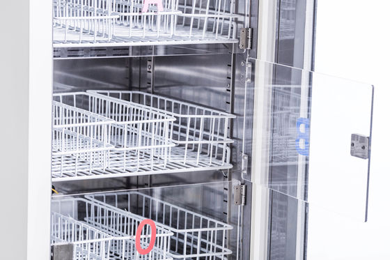 Refrigerador del refrigerador del banco de sangre de la pantalla LED 108L Mini Portable High Quality Biomedical para la estación de la sangre